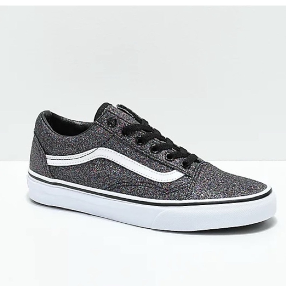 VANS Old Skool Glitter Women’s (unisex) Shoes Sneakers Glitter Black Size 10